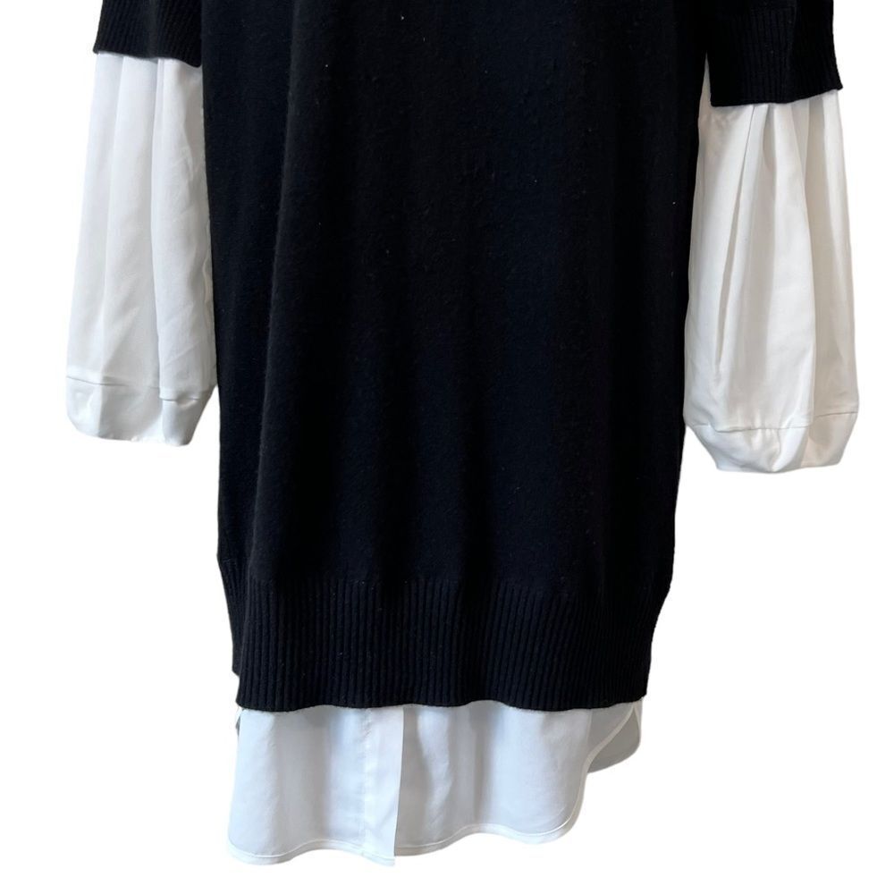 Brochu Walker Ebella Layered wool cashmere sweater Dress - Picture 4 of 12